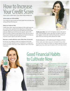 Benefits of Great Credit - How to Increase Your Credit Score